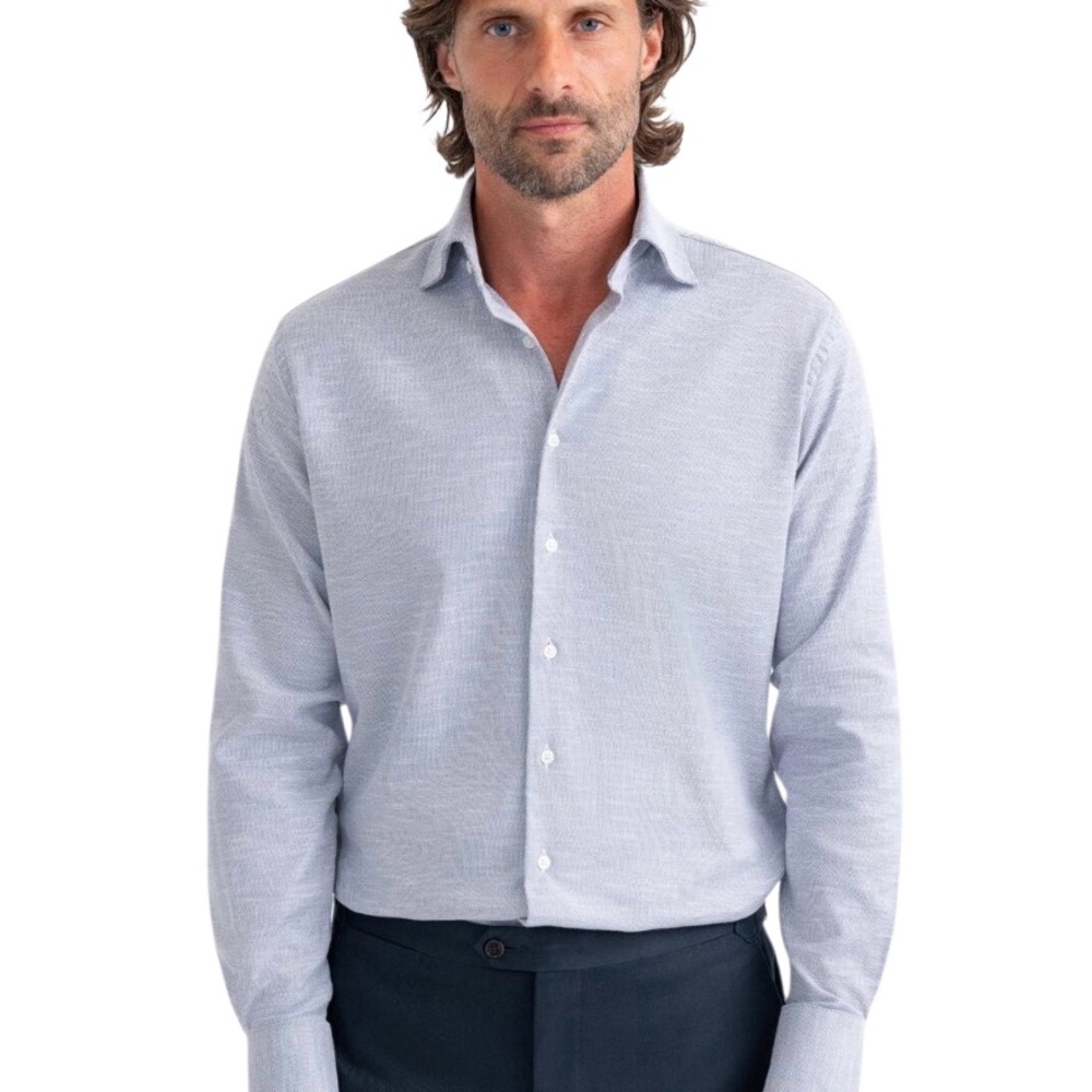 Men's Light  Lavender Custom Dress Shirt